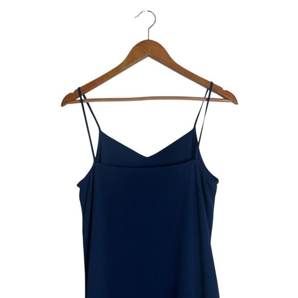 Uniqlo navy midi slip dress. Size x small - Picture 7 of 7